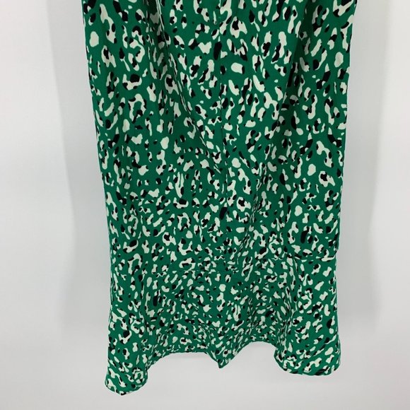 Honey Punch Dress Green Halter Neck Sleeveless Ruched - Picture 11 of 12